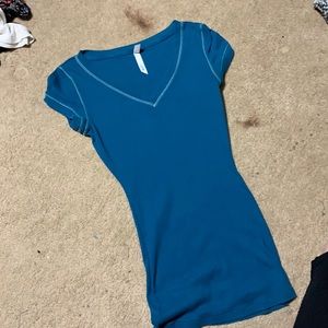 Ribbed baby doll tee